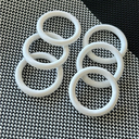 Ver imagem 1 de Kit 24 Argolas Branca Porta Guardanapo, Ideal para Casamento, Mesa Posta e Festas Elegantes