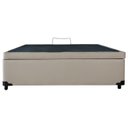 Ver imagem 3 de Cama Box Baú Casal Conforto Sintético Cinza + Colchão Casal Conforto Espuma D23 24x138x188