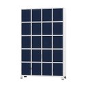 Ver imagem 1 de Armário Roupeiro De Aço Para Vestiário 20 Portas Locker Azul Marinho