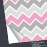 Papel de Parede Chevron Soft Girl QCola - 2