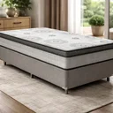 Ver imagem 1 de Cama Box com Colchão Espuma D33 Pillow In Anjos Ortosleep Solteiro 78cm