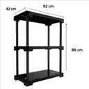 Ver imagem 4 de Estante Modular 3 Prateleiras Cube Eco Preto
