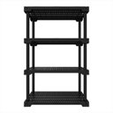 Ver imagem 3 de Estante Modular 4 Prateleiras Cube Eco Preto