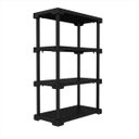 Ver imagem 2 de Estante Modular 4 Prateleiras Cube Eco Preto