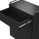 Ver imagem 5 de Multiuso Criare Gaveta Portas Prateleira Compacta Industrial:preto