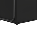 Ver imagem 6 de Multiuso Criare Gaveta Portas Prateleira Compacta Industrial:preto