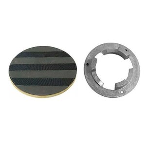 Suporte Para Disco de Limpeza Com Velcro COM Flange 350 mm Para Enceradeira BRALIMPIA