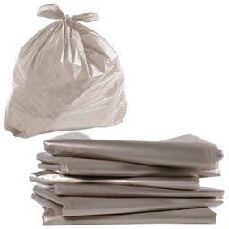 Saco de Lixo 400 Litros Transparente Resistente 15 Unidades - 1