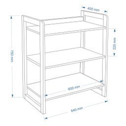 Estante Colorê 75cm:branco - 3