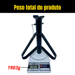 Par de Cavaletes Automotivos Tipo Preguiça 2 Toneladas para Suporte de Veículos Aço - 7