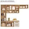 Cozinha Suspensa 04 Portas 02 Gavetas 2012149 Atacama Off White Armoveis - 6