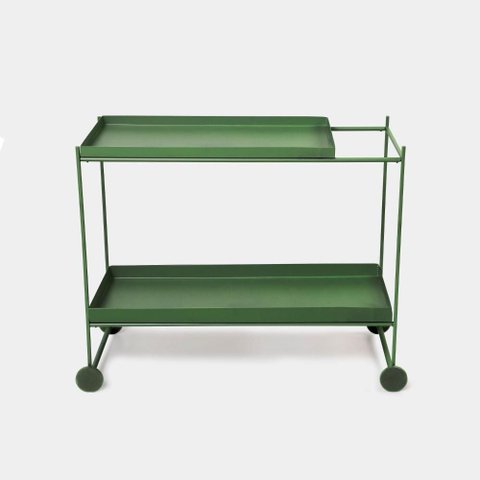 Carrinho Bar Wire Verde - Linee