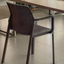 Ver imagem 7 de Conjunto Mesa Zurick 1,50m com Centro Giratório 6 Cadeiras Sardenha Polipropileno Alumínio Preto