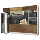Ver imagem 3 de Armário de Cozinha Completa 330cm Branco/Rustic Stella Madesa 06