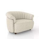 Ver imagem 5 de Sofá Namoradeira Decorativa Latvia 150cm Pés de Madeira Linho Offwhite G45 - Gran Belo