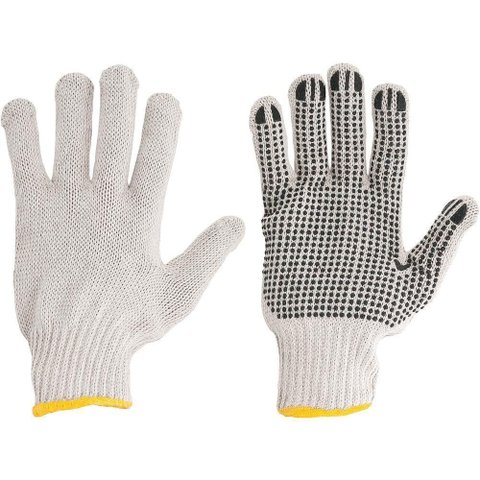 Luva de Malha 3 Fios Lmv 3 Branca Pigmentada Encartelada - V