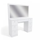 Ver imagem 2 de Penteadeira Espelhada 7 Gavetas Ditália