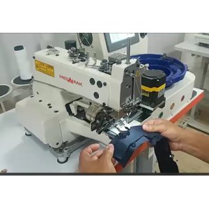 Botoneira Direct Drive com Alimentador Pneumática-mk373dzde