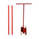 Ver imagem 2 de Kit Cavadeira Trado 06pol Cabo Aço Carbono e 02 Extensor