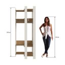 Ver imagem 3 de Closet Aberto de Canto 4 Prateleiras e Cabide Clothes Completa Móveis