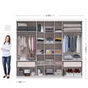 Ver imagem 6 de Guarda Roupa Casal Grande 7portas 2gavetas Milão Branco