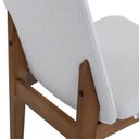 Ver imagem 7 de Kit 2 Cadeiras de Jantar Estofada Madeira Maciça Cecília Bege