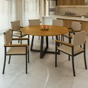 Ver imagem 1 de Conjunto Náutico de Área Gourmet 6 Cadeiras 1,50m - Solara