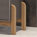 Ver imagem 7 de Cristaleira com 4 Nichos 2 Portas de Vidro Lizz Casa D Cinza