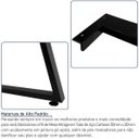 Ver imagem 4 de Base Pé de Mesa de Jantar Cozinha Sala Escritório Mirage para Tampos até 180cm x 90cm - Preta