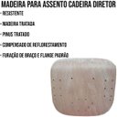 Ver imagem 3 de Madeira Assento Ergonômico Diretor Presidente