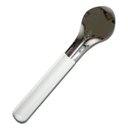 Ver imagem 3 de Kit 24 Espátula Sorvete Italiano Gelato Açai Inox 28cm Cabo Branco