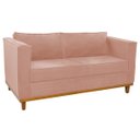 Ver mais imagens de Kit Sofá 2 Lugares e 2 Poltronas Europa Suede ADJ Decor - Rosê