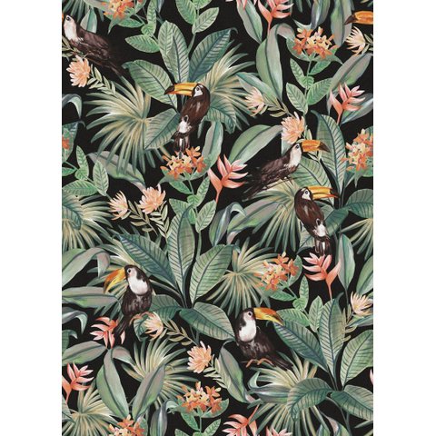 Papel de Parede Flora Botânica Tropical Chic 84889