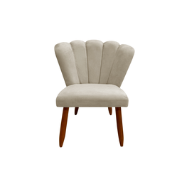 Cadeira Poltrona Petala Suede para Sala e Penteadeira:rose Suede - 6