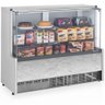 Vitrine Neutra Aurora Vidro Reto Mpna140rbr Gelopar Balcão Seco Branco Bivolt - 1