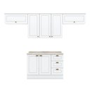 Ver imagem 1 de Cozinha Modulada Americana 5 Peças Branco Hp – Henn