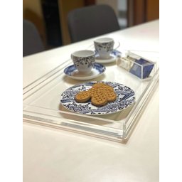 Bandeja De Acrílico 8mm Transparente Linda Gg Sem Alça - 6