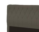 Ver imagem 2 de Cabeceira Viena Plus Casal 1400mm Veluso Slim Chocolate - Simbal