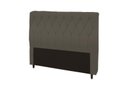 Ver imagem 1 de Cabeceira Viena Plus Casal 1400mm Veluso Slim Chocolate - Simbal