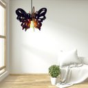 Ver imagem 4 de Luminária Teto tipo Pendente BORBOLETA MDF - Completa - Cor: Preta