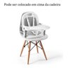 Cadeirinha Alimentação 3 em 1 Portátil Berry Cinza Multikids - 3
