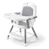 Cadeirinha Alimentação 3 em 1 Portátil Berry Cinza Multikids - 1