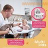 Cadeirinha Alimentação 3 em 1 Portátil Berry Cinza Multikids - 6