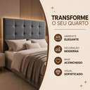 Ver imagem 5 de Cabeceira Casal Queen Cama Box Estofada Virginia 160 cm Veludo