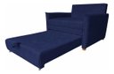 Ver imagem 4 de Poltrona-Cama Monica Retratil Macia Quarto Visita Sala Suede:Azul-Marinho/Suede