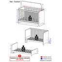 Ver imagem 5 de Berço 3 em 1 para Colchão 60 X 130 Cm Multimóveis