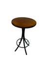 Ver imagem 3 de Mesa de Barzinho Madeira Alta Redonda com 3 Banquetas Imbuia