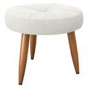 Ver imagem 1 de Puff Redondo para Sala Davi Boucle Bege