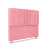 Cabeceira Estofada Cama Box Queen Carla 160cm Rosa - 1