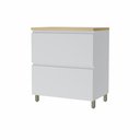 Ver imagem 1 de Balcão Modular 1 Porta Basculante 1 Gaveta Nesher Rainha 80cm 100 Mdf
